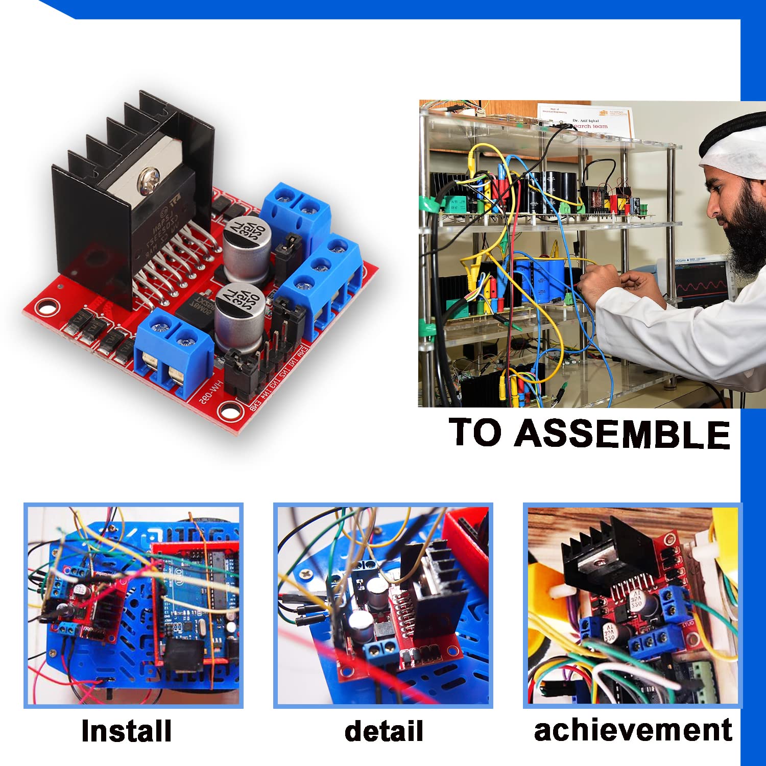 L298N Motor Drive Controller B - Home Automation Arduino ulasan dan harga