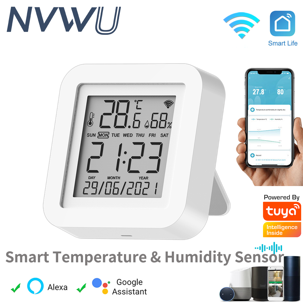 Tuya WIFI Temperature & Humidi - Home Automation Ideas ulasan dan harga