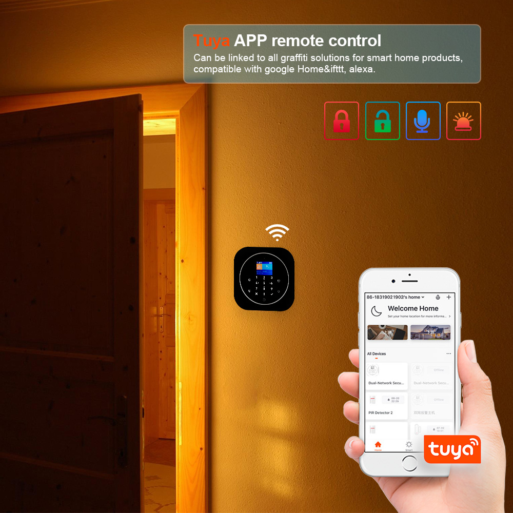 KERUI G12 Wireless Tuya Home A - Smart Home Automation Diy ulasan dan harga